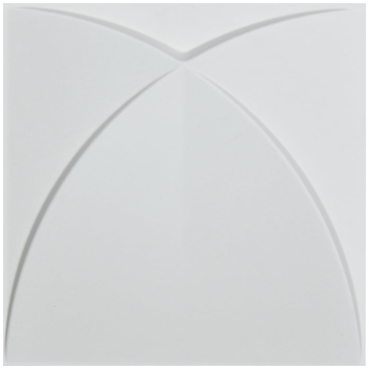 Art3d 33-Pack 11.8 in. x 11.8 in. hyperbola 3D Wall Panels (32 Sq.ft)