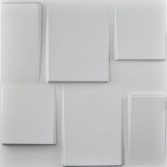 Art3d Architectural Design 19.7 in. x 19.7 in. PVC 3D Wall Panel (12-Pack)