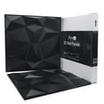 thumbnail image 1 of Art3d 3D Paneling Textured 3D Wall Design  Black Diamond  19.7" x 19.7" (12 Pack), 1 of 6