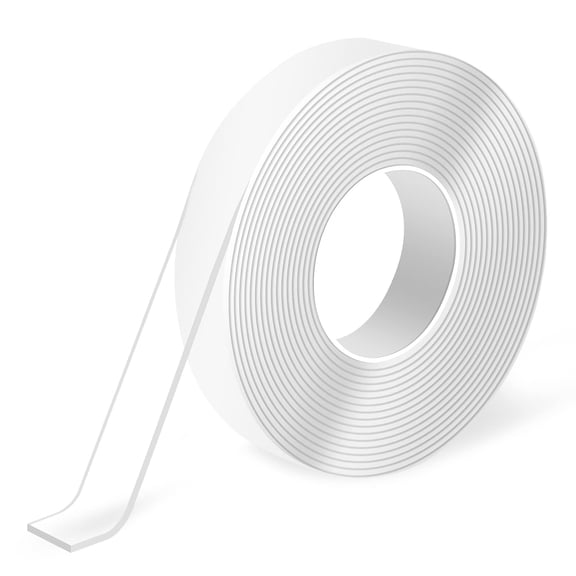 3d Double-Sided Mounting Tape (10FT), Multipurpose Removable Adhesive Foam Tape, Transparent, Household