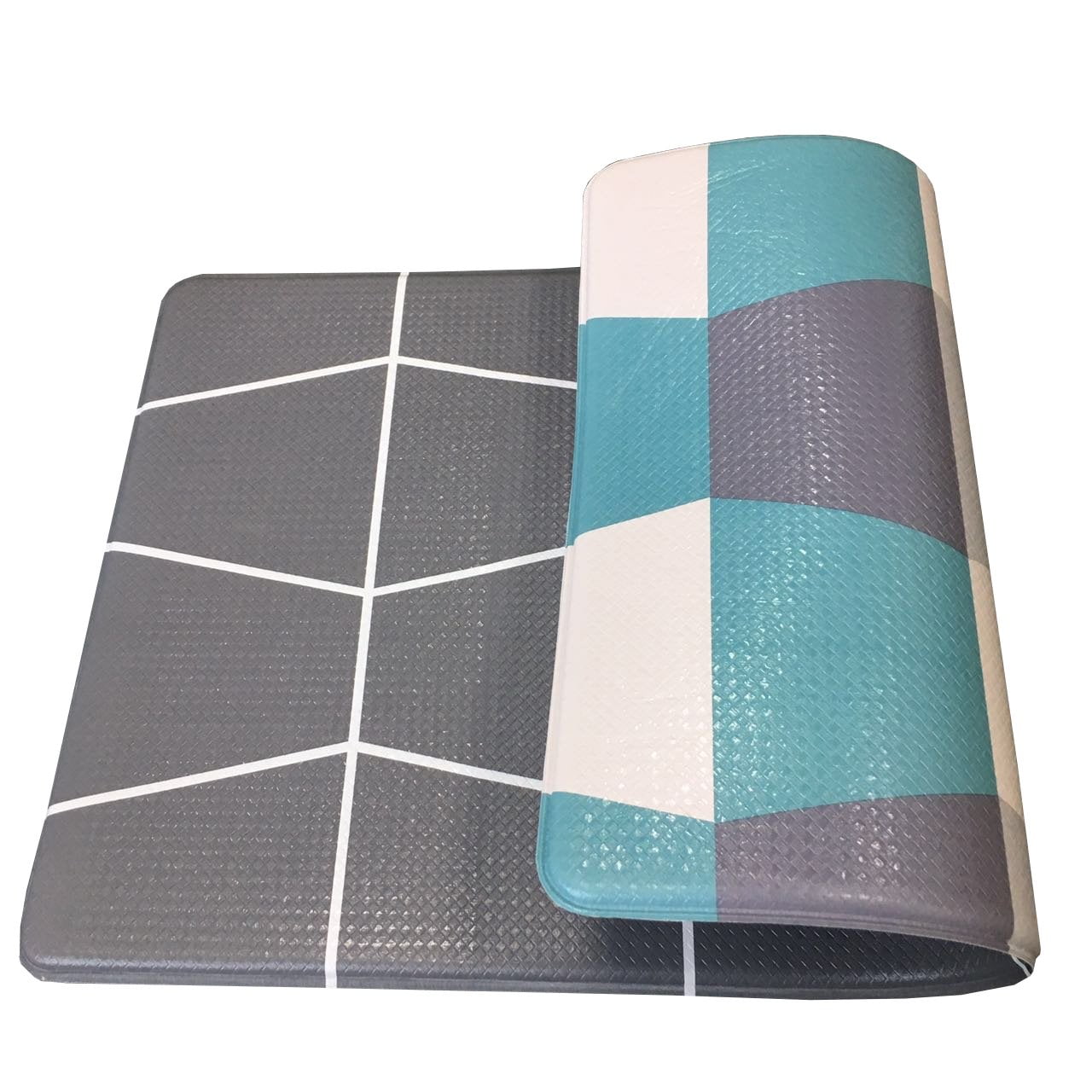 Art3d Kitchen Mat Cushioned Anti Fatigue Rug 18" X 30"，Non Slip，Standing and Comfort Desk/Floor Mats for House, Office, Garage