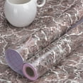 thumbnail image 1 of Art3d Marble Brown 17.7 in. x 196.9 in. Peel and Stick Waterproof Decorative Contact Wallpaper for Countertops (1-Pack), 1 of 3