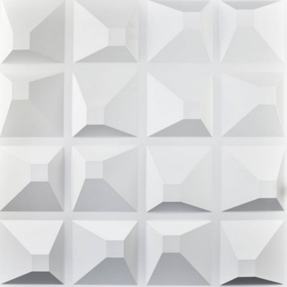 Art3d Mountain Design 19.7 in. x 19.7 in. PVC 3D Wall Panel (12-Pack)