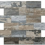 Art3d Grey Peel and Stick Backsplash PVC Wall Tile, for Kitchen, Bathroom Vanities, 10 Sheets