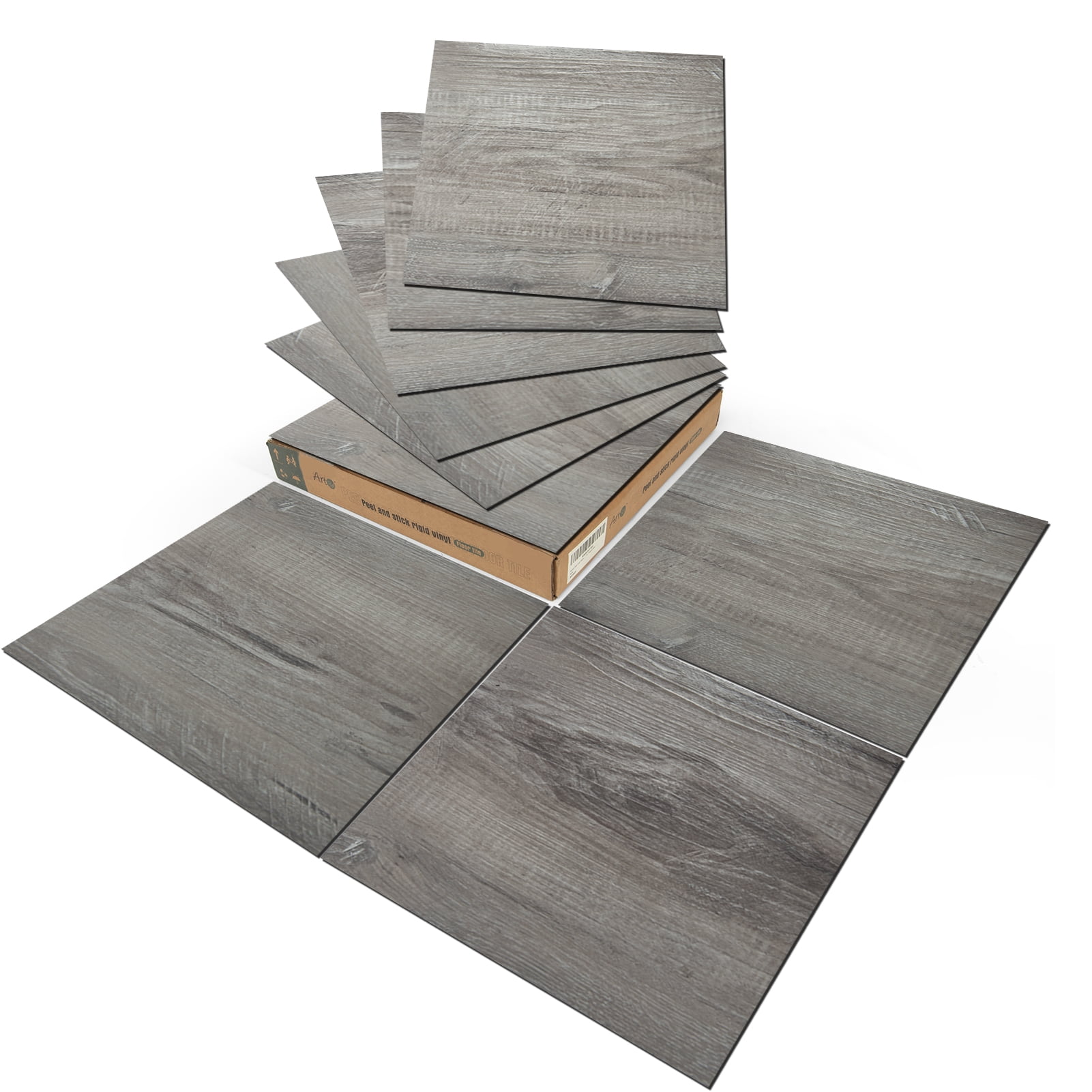 ACHIM Tivoli Charcoal Grey 12 in. x 12 in. Peel and Stick Parquet Vinyl Tile (45 sq. ft. / case) ACHIM Tivoli Charcoal Grey 12 in. x 12 in. Peel and Stick Parquet Vinyl Tile (45 sq. ft. / case)