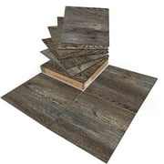 Art3d Peel and Stick Vinyl Floor Tiles 30-Pack 12 x 12 inch, Self Adhesive Waterproof Flooring Wood Planks for Kitchen, Dining Room, Bedrooms, Cover 30 Sq. Ft, Ebony