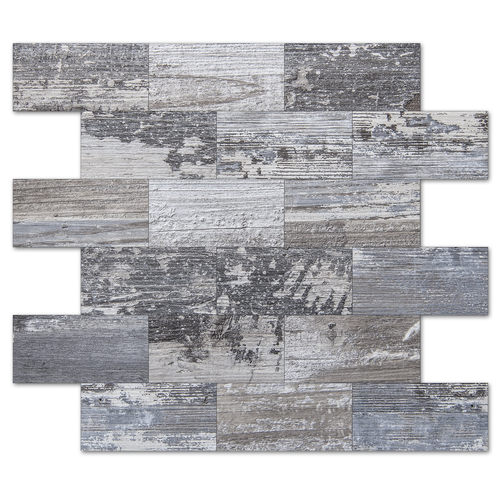 Art3d Peel and Stick Backsplash PVC Wall Tile, Stickon Tile for Kitchen Backplash, Bathroom Vanities, Fireplace Decor