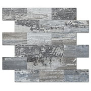 Art3d Peel and Stick Backsplash PVC Wall Tile, Stickon Tile for Kitchen Backplash, Bathroom Vanities, Fireplace Decor