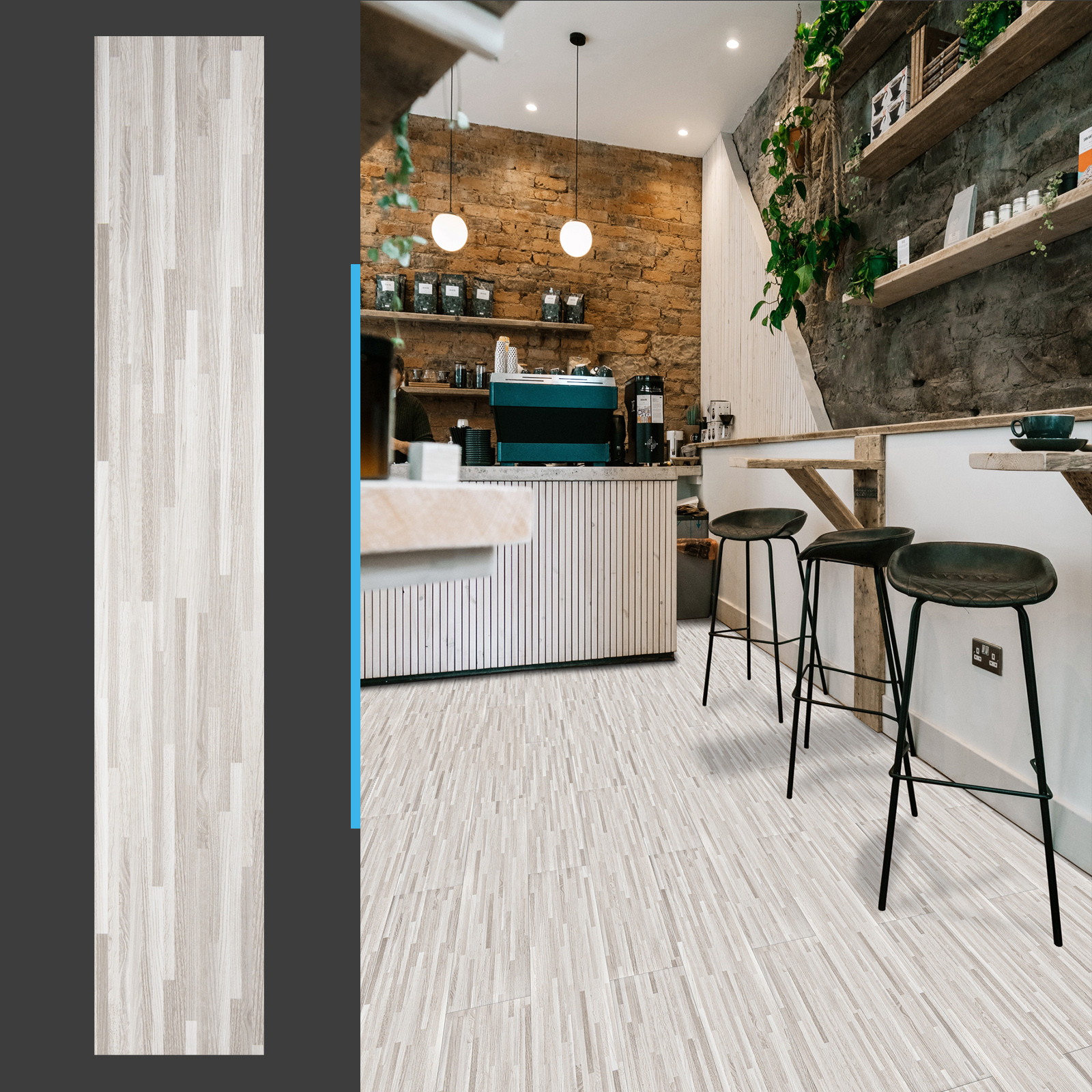 Art3d Peel and Stick Floor Tile Vinyl Wood Plank 12-Pack 18 Sq.Ft,Dusty ...
