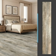 Art3d Self-Adhesive Flooring Peel and Stick Floor Tile Vinyl Wood Plank 36-Pack 54 Sq.Ft-Dry Wood
