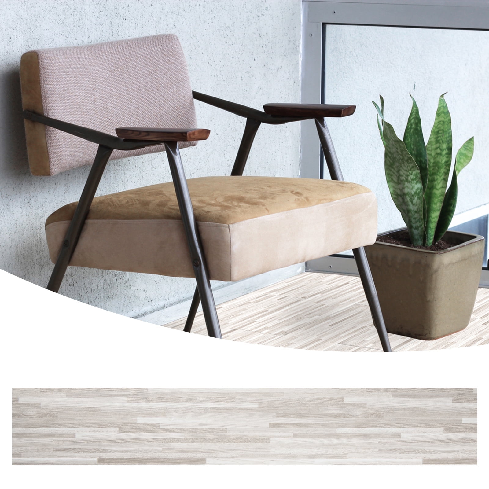 Art3d Self-Adhesive Flooring Peel and Stick Floor Tile Vinyl Wood Plank ...