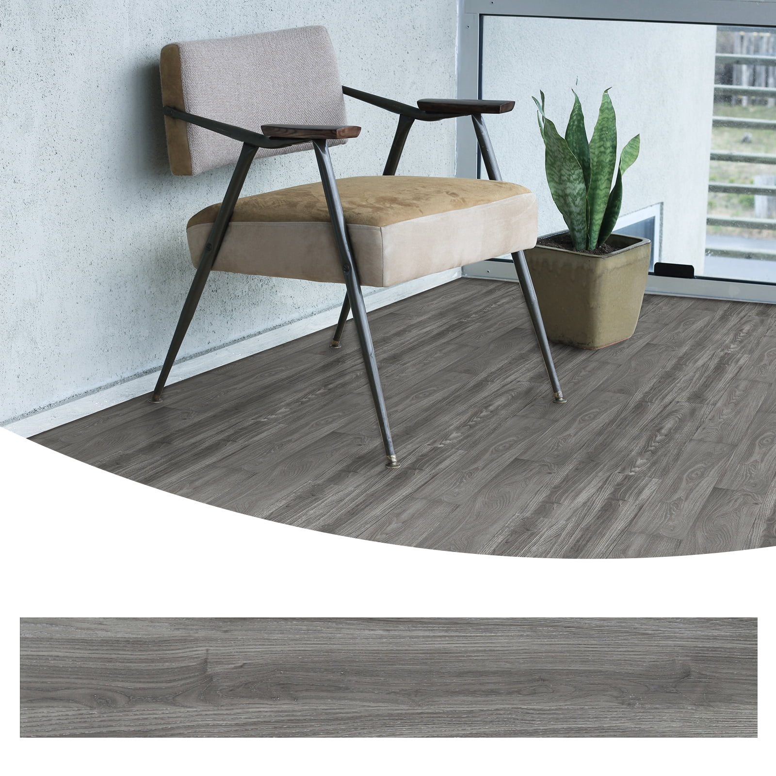 Art3d Self-Adhesive Flooring Peel and Stick Floor Tile Vinyl Wood Plank ...
