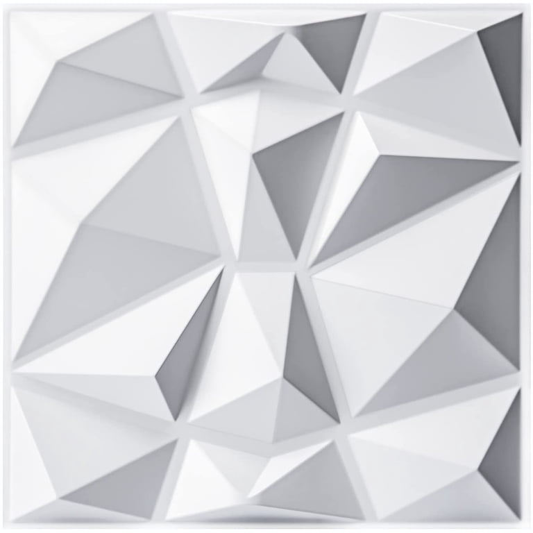 Peel And Stick Wall Tiles Art3d 3D Wall Panels 20-Pack | PVC Decorative ...