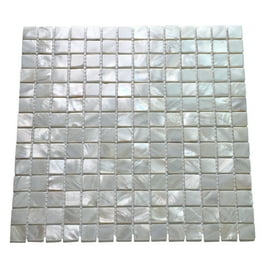 Art3d Rectangle White & Brown with Seams 12 in. x 12 in. Mother of Peral Tile (6-Pack) Art3d Rectangle White & Brown with Seams 12 in. x 12 in. Mother of Peral Tile (6-Pack)