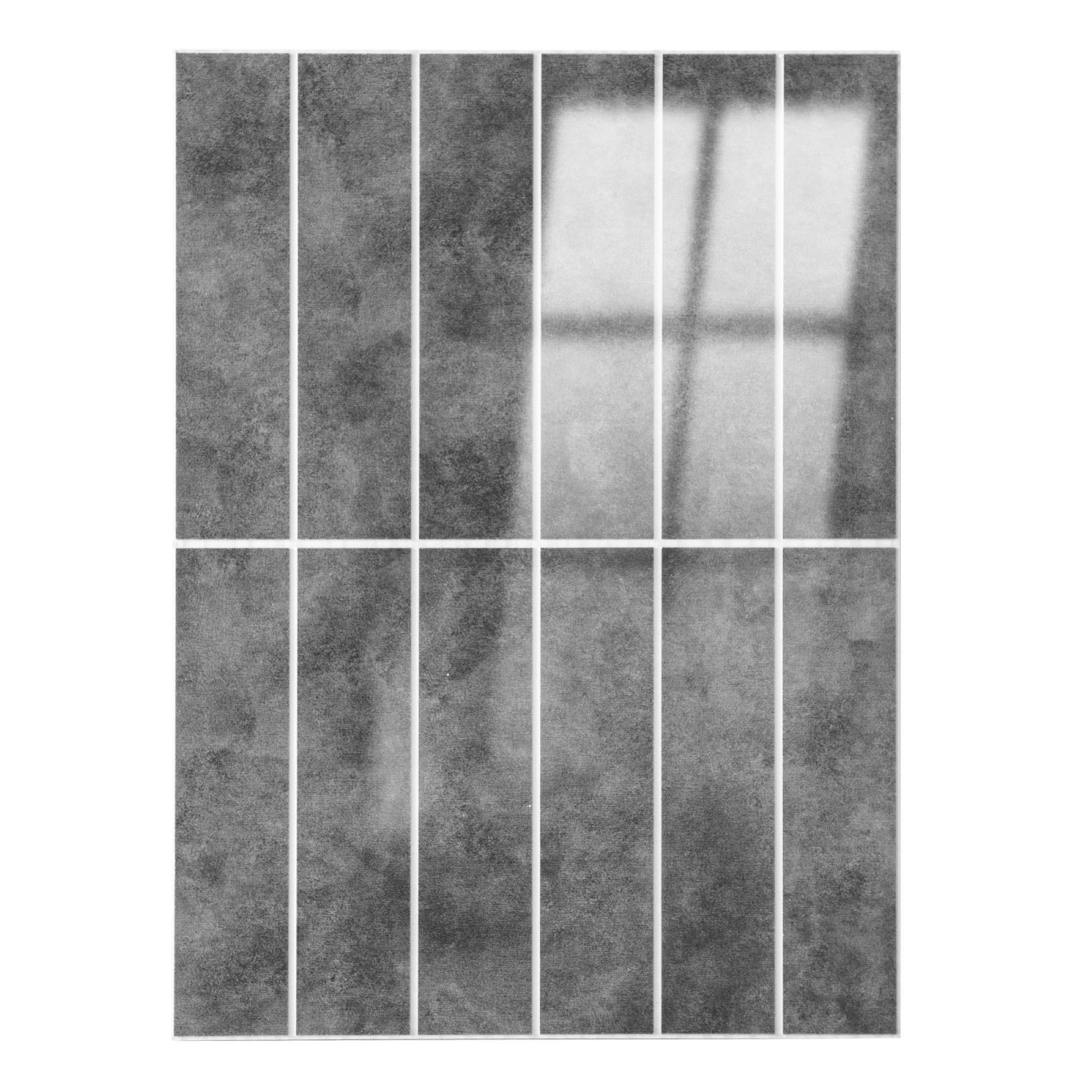 Art3dwallpanel 11.4''x9.1'' Faux Marble Peel & Stick Backsplash for Kitchen,Wall,Ash Gray,7.2sq.ft.(10-Pack)