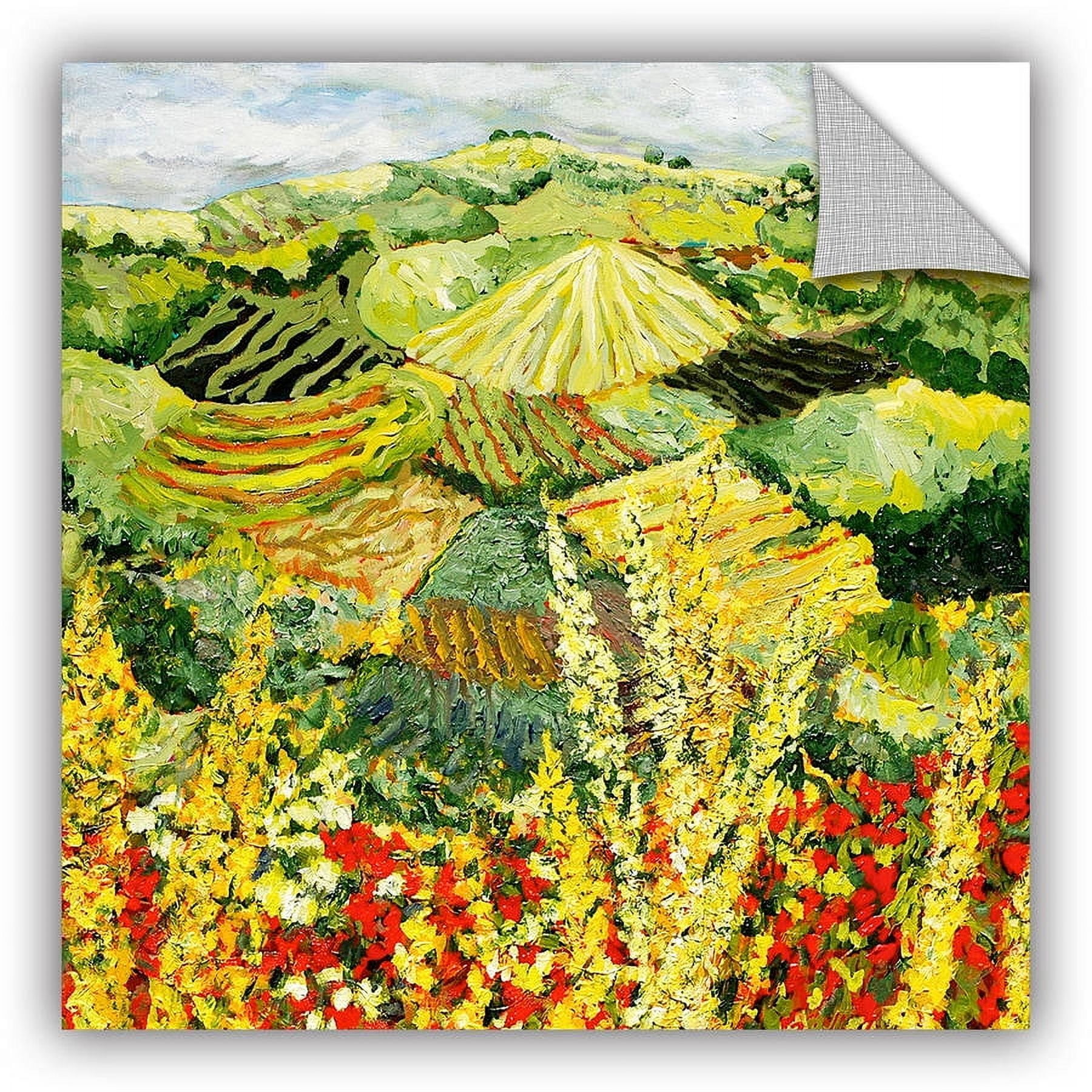 ArtAppealz Allan Friedlander "Golden Hedge" Removable Wall Art