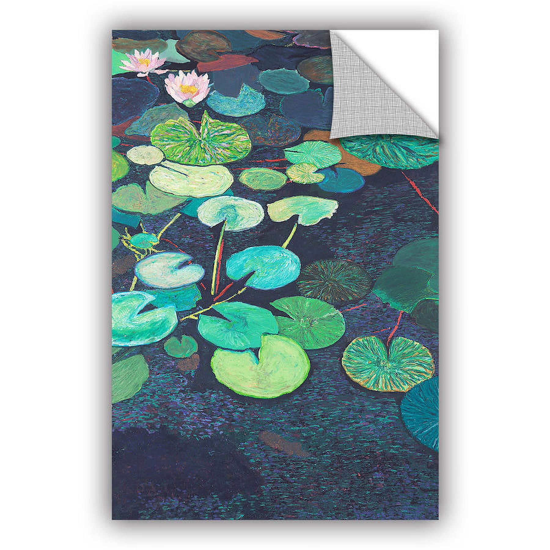 ArtAppealz Allan Friedlander "Pink Lilies" Removable Wall Art