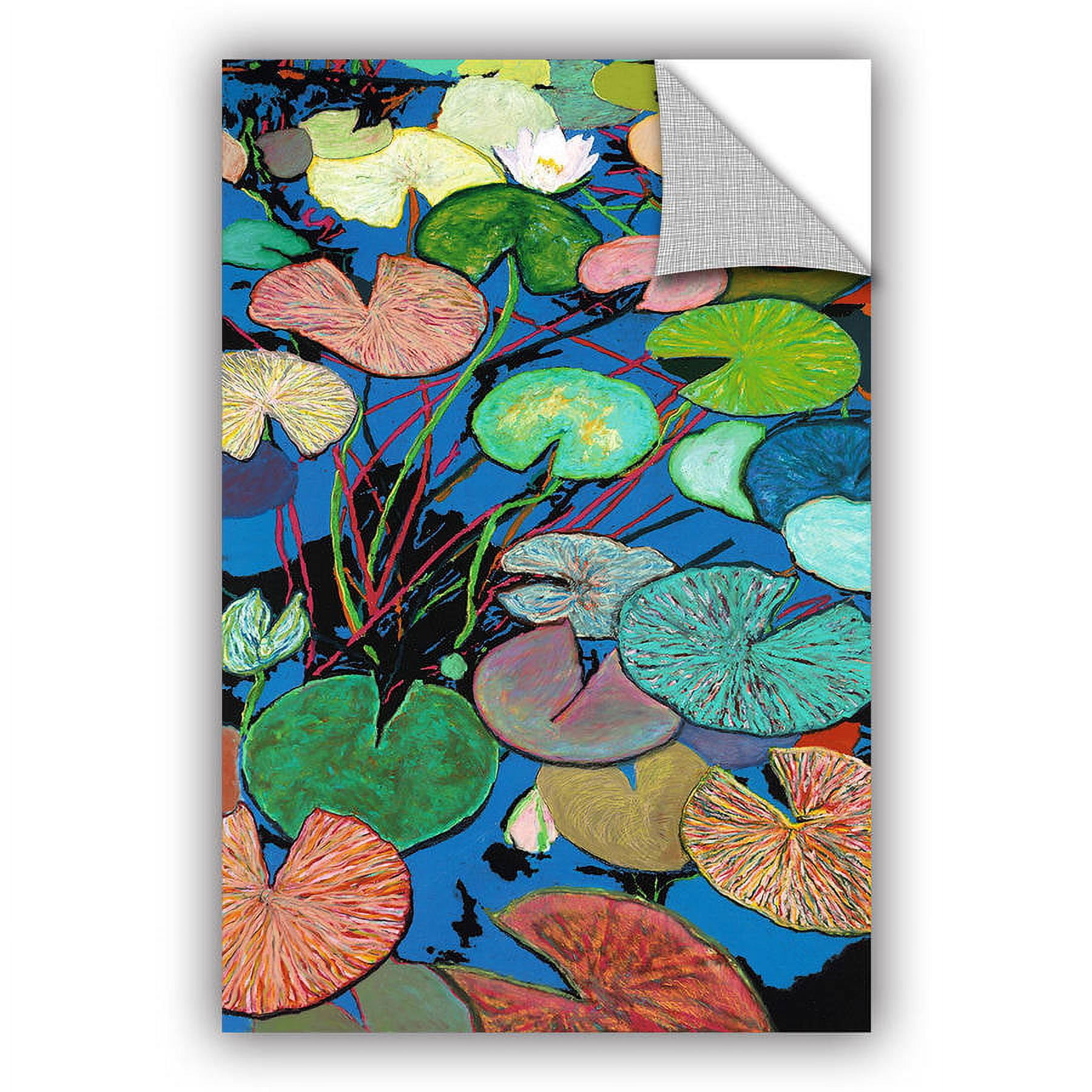 3D Lotus Pond 295 Allan P. Friedlander Wall Mural Wall Murals