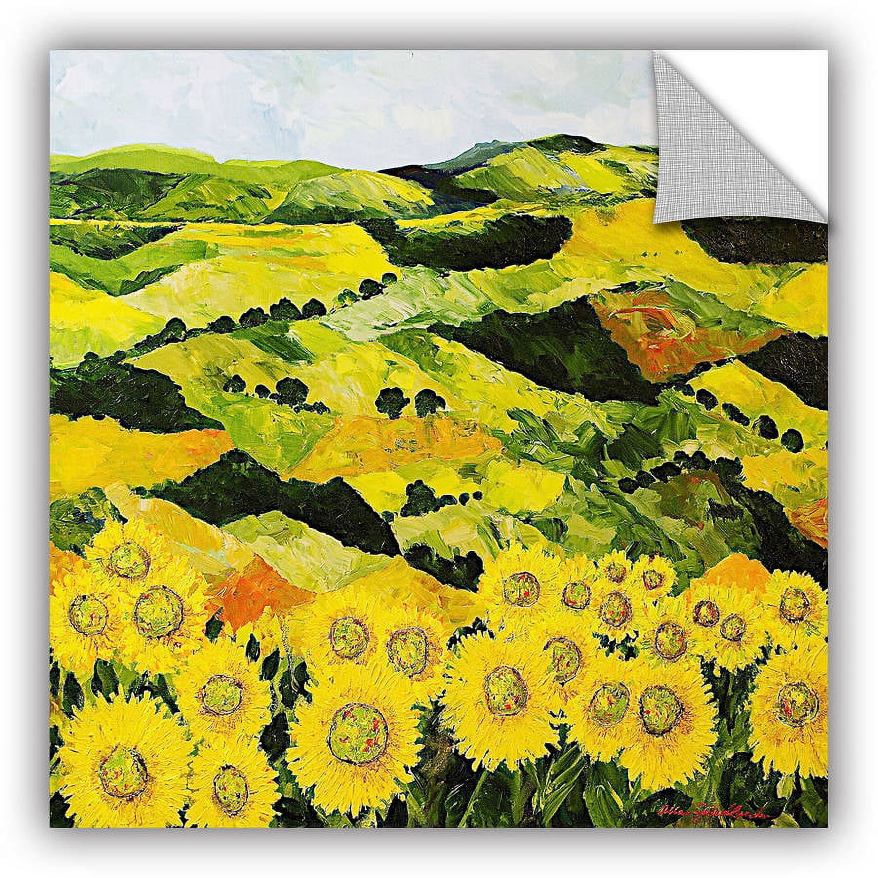 ArtAppealz Allan Friedlander "Sunflowers And Sunshine" Removable Wall Art
