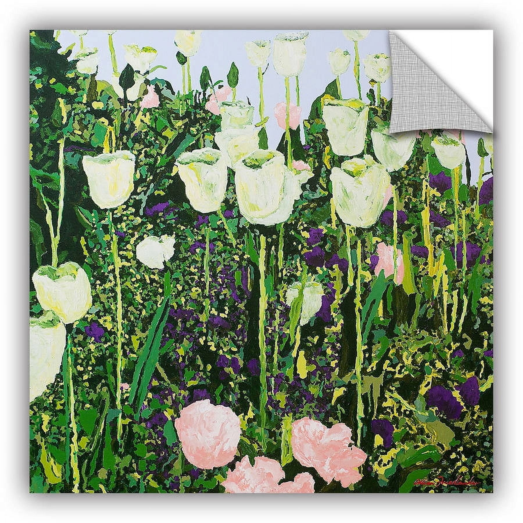 ArtAppealz Allan Friedlander "Tulip Delight" Removable Wall Art