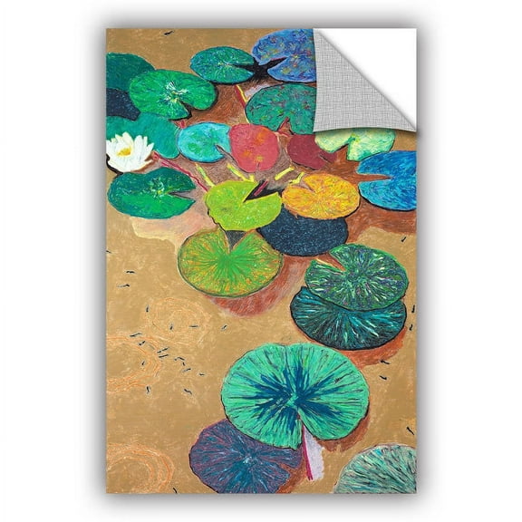 ArtAppealz Allan Friedlander "White Lily" Removable Wall Art