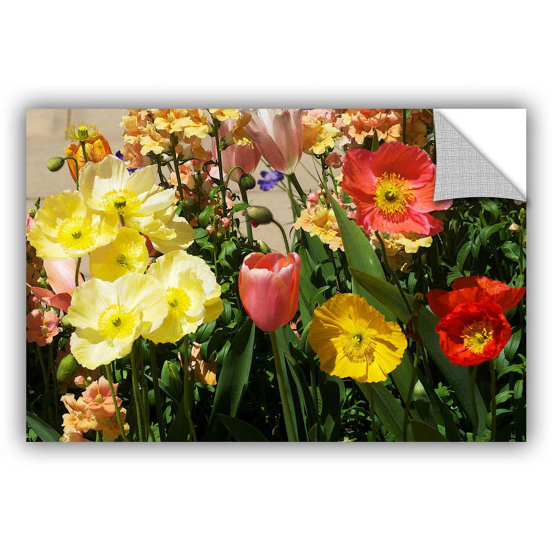 ArtAppealz Allan Friedlander "Yellow Flowers" Removable Wall Art