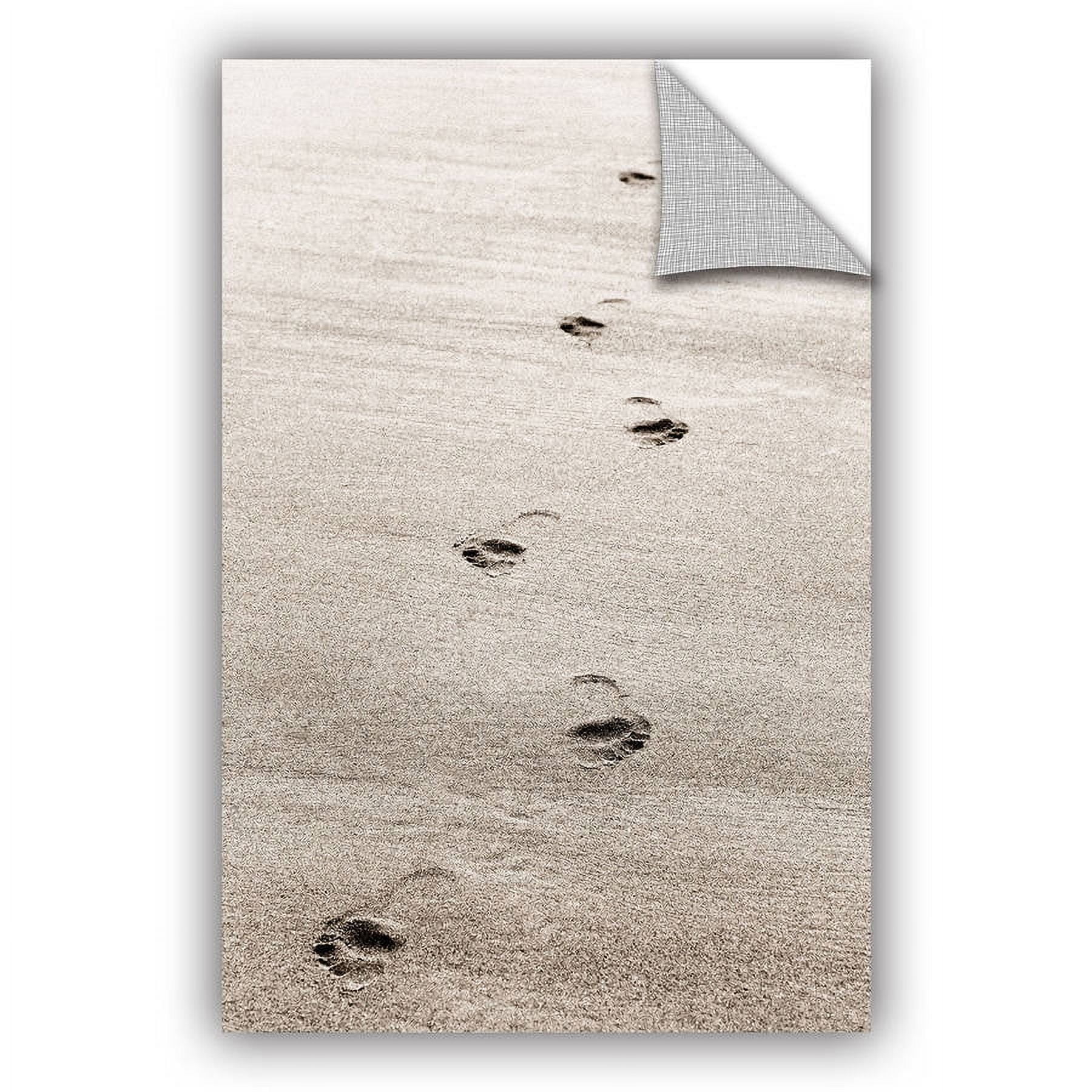 ArtAppealz Cora Niele "Footprint" Removable Wall Art