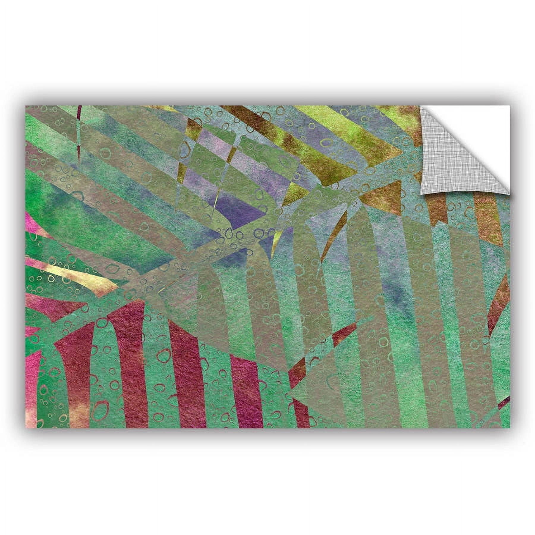 ArtAppealz Cora Niele "Leaf Shades II" Removable Wall Art