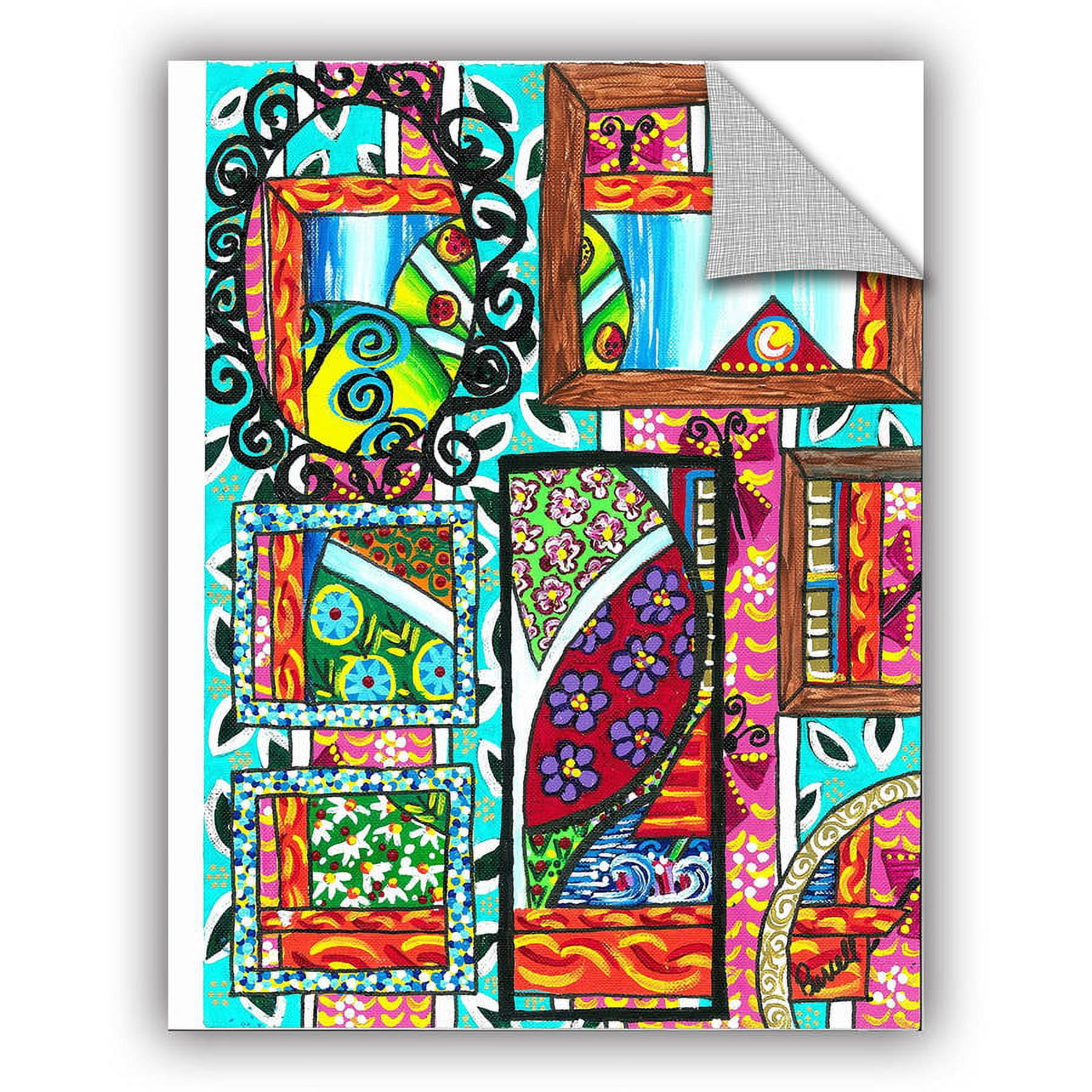 ArtAppealz Debra Purcell "Mirrors of Reflections" Removable Wall Art