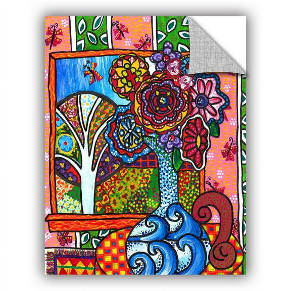 ArtAppealz Debra Purcell "Ventana" Removable Wall Art