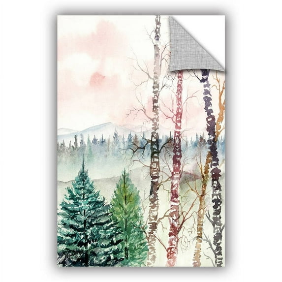 ArtAppealz Derek Mccrea "Birch Tree" Removable Wall Art