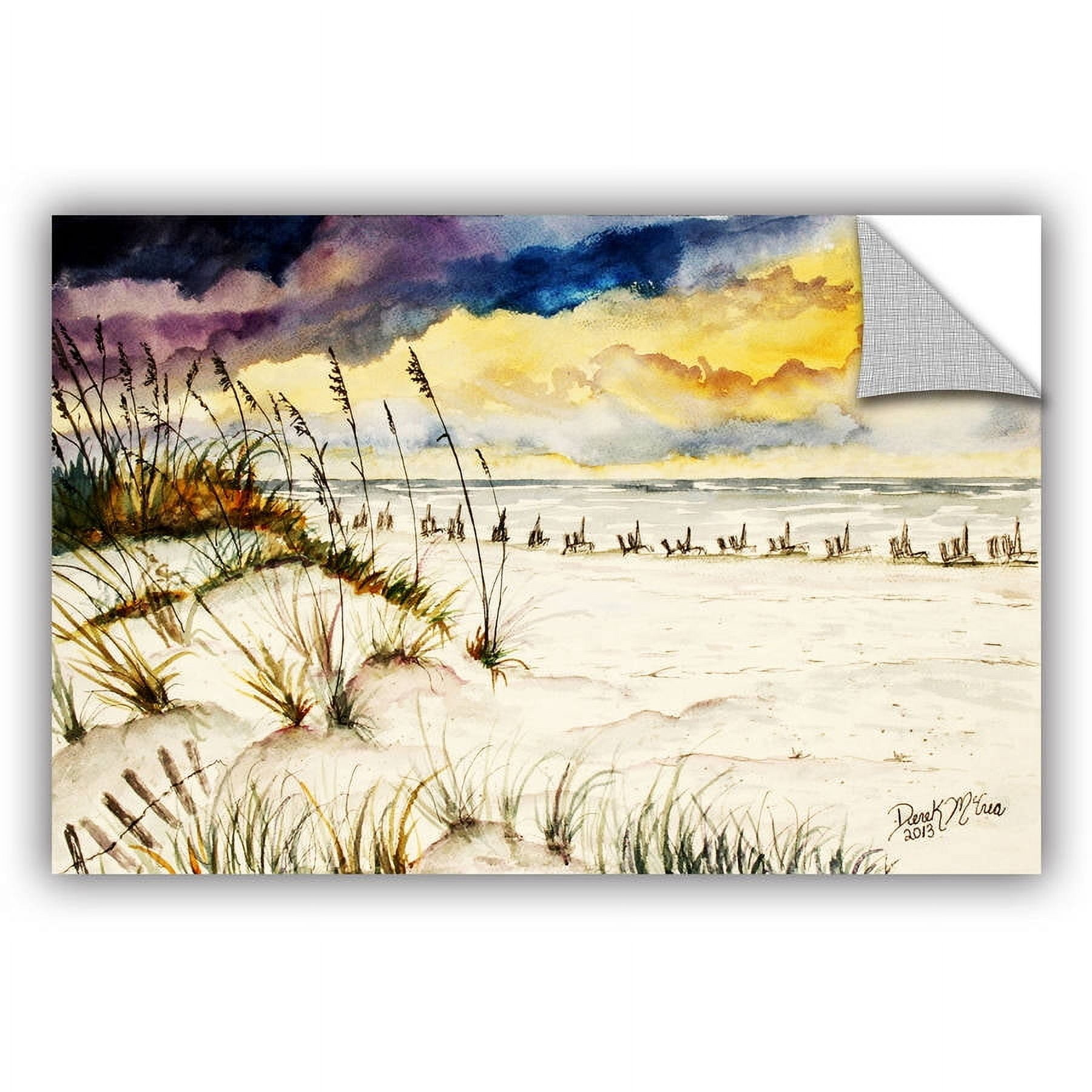 ArtAppealz Derek Mccrea "Destin Beach" Removable Wall Art