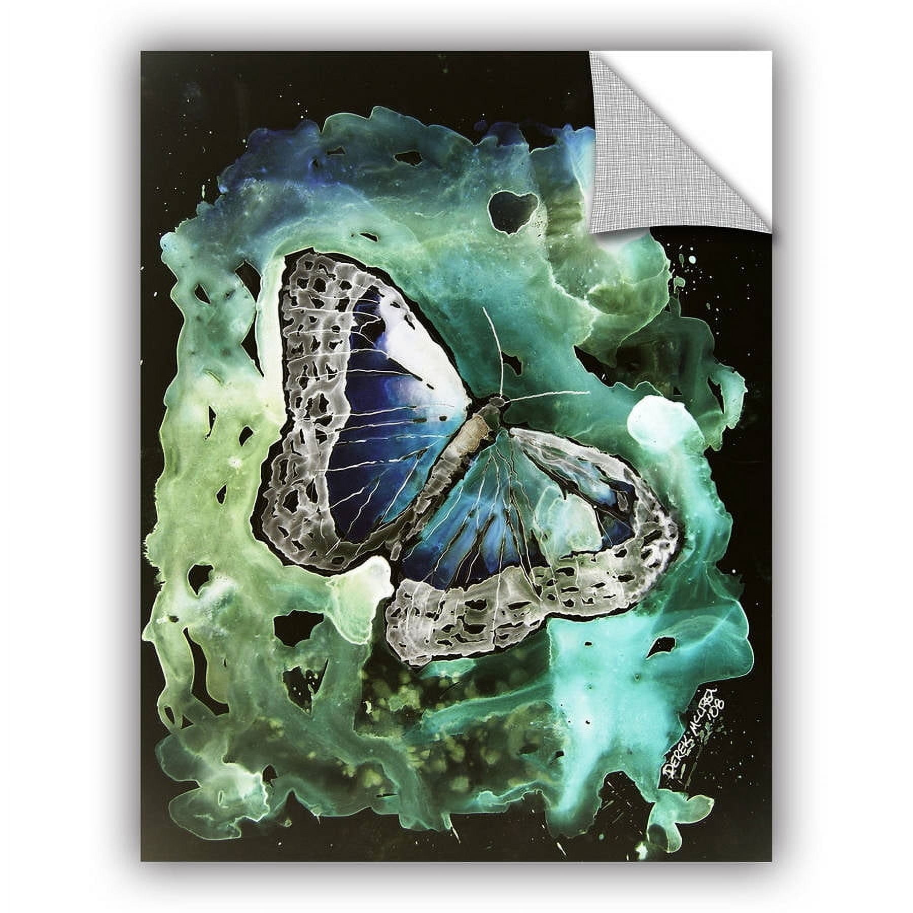 ArtAppealz Derek Mccrea "Digital Monarch Butterfly" Removable Wall Art