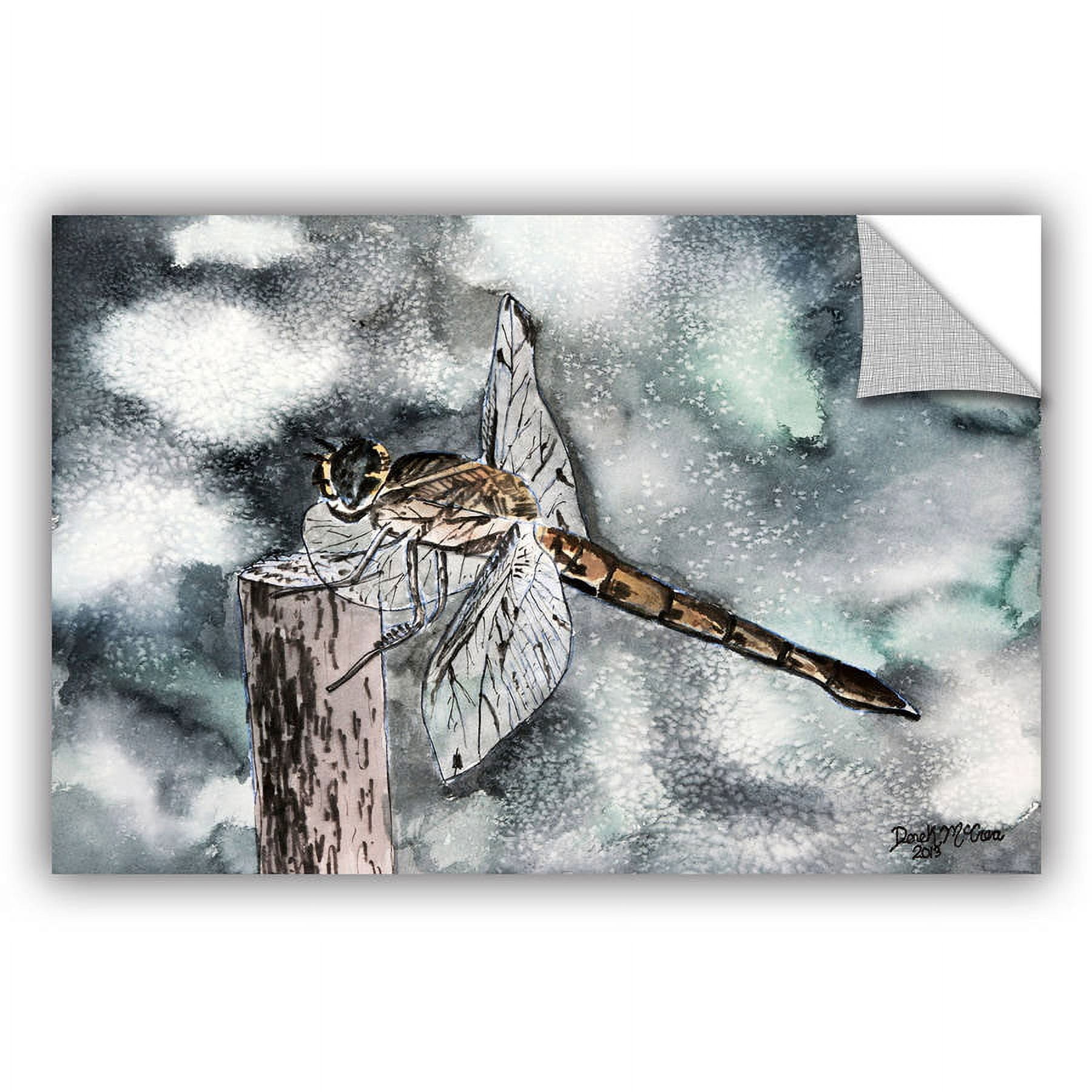 ArtAppealz Derek Mccrea "Dragonfly 2" Removable Wall Art