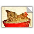 thumbnail image 1 of ArtAppealz Derek Mccrea "Hen" Removable Wall Art, 1 of 2