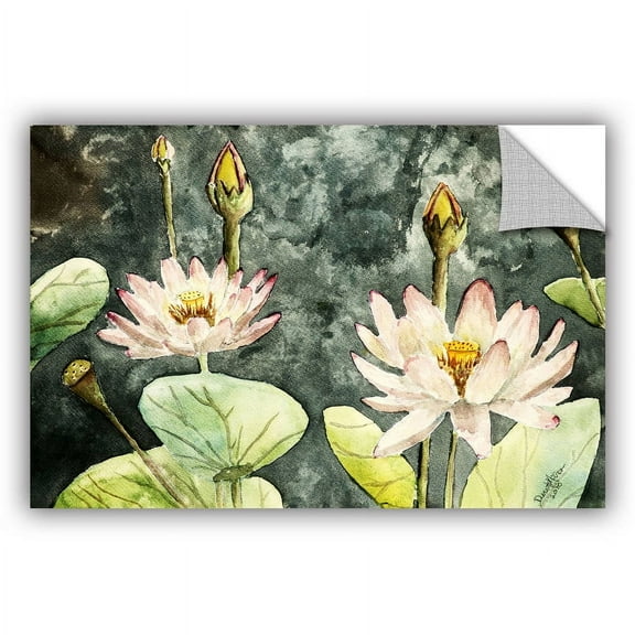 ArtAppealz Derek Mccrea "Lotus" Removable Wall Art