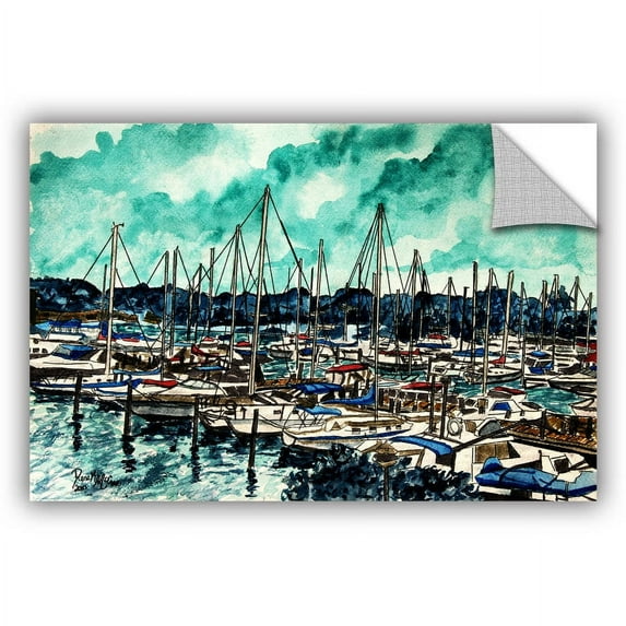 ArtAppealz Derek Mccrea "Melbourne Florida" Removable Wall Art