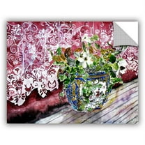 ArtAppealz Derek Mccrea "Still Life With Lace" Removable Wall Art