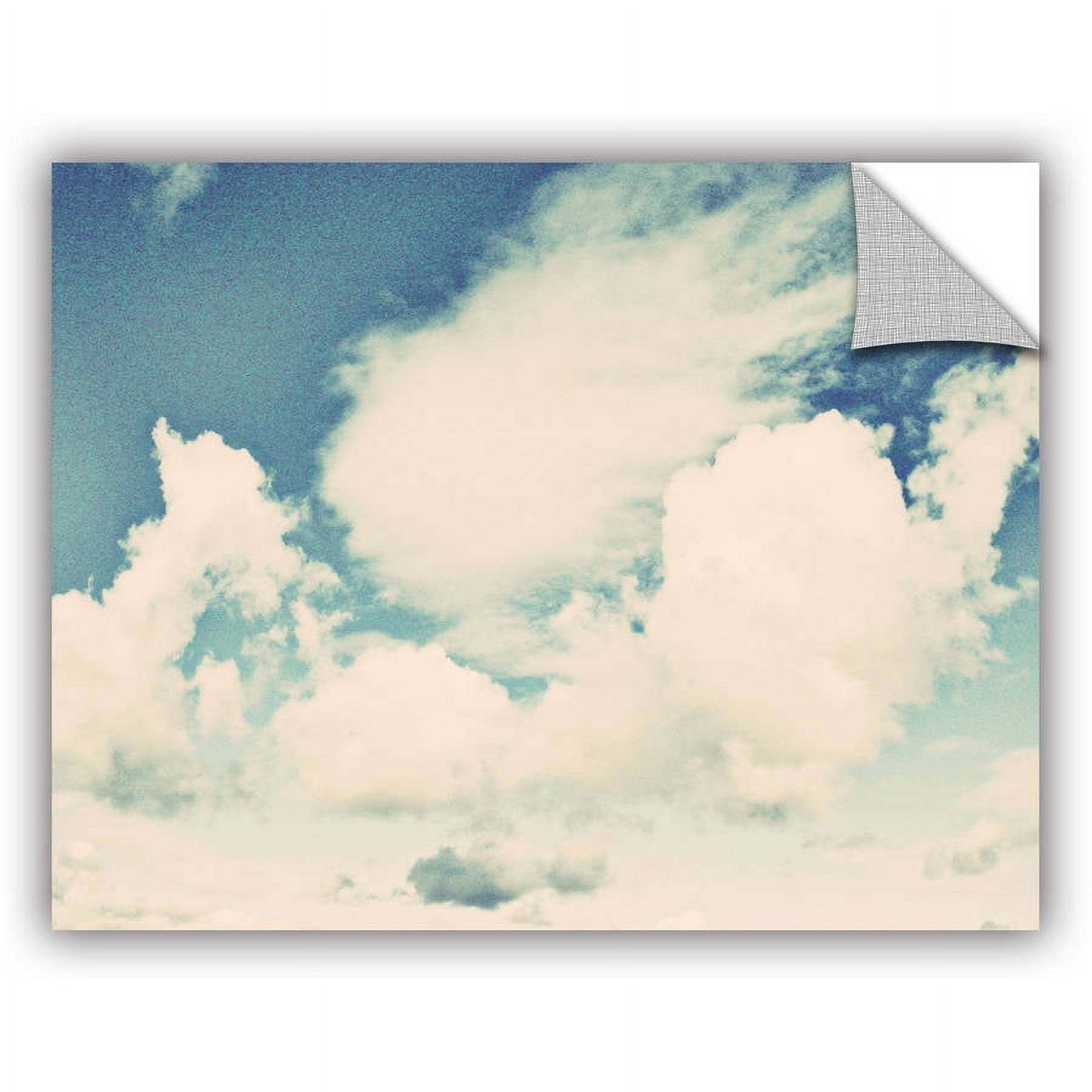 ArtAppealz Elena Ray "Clouds On A Beautiful Day" Removable Wall Art