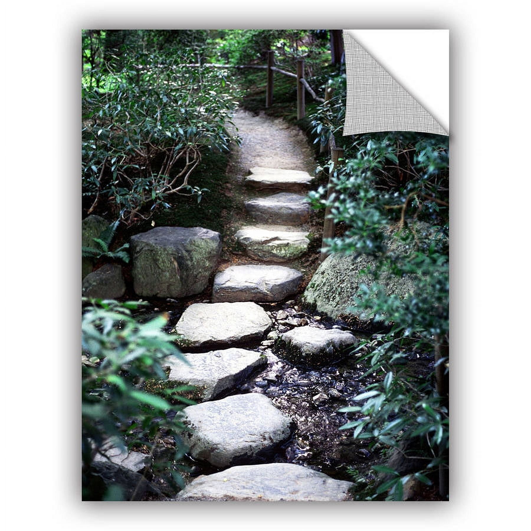 ArtAppealz Elena Ray "Japanese Garden Path" Removable Wall Art