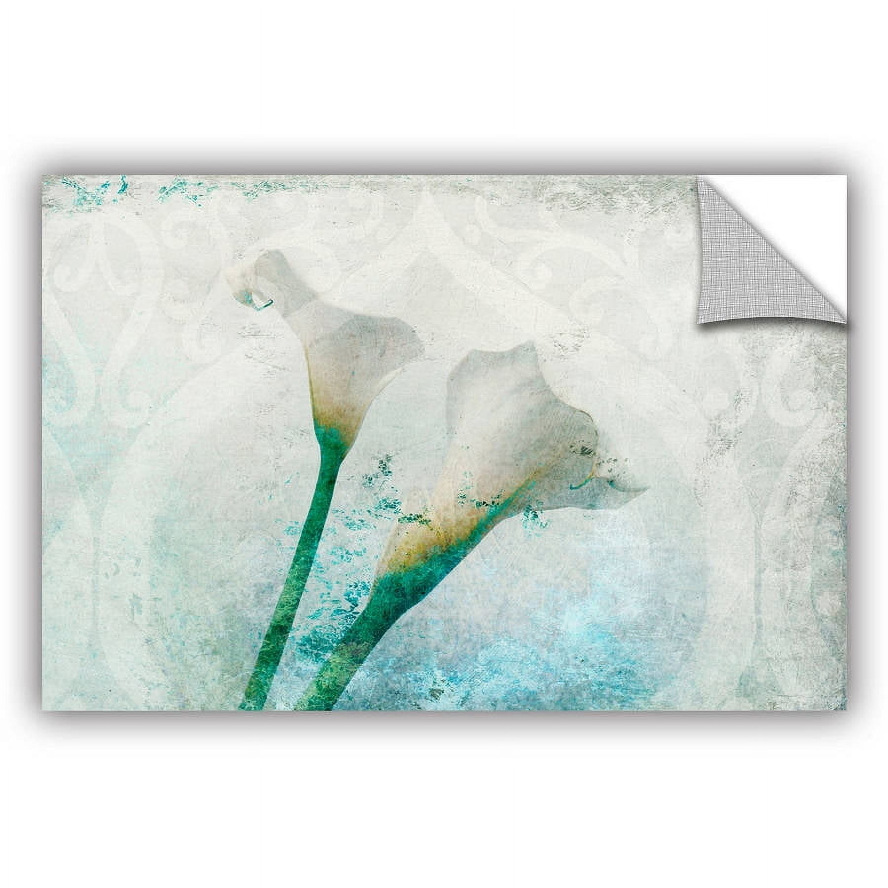 ArtAppealz Elena Ray "Two Calla Lilies" Removable Wall Art