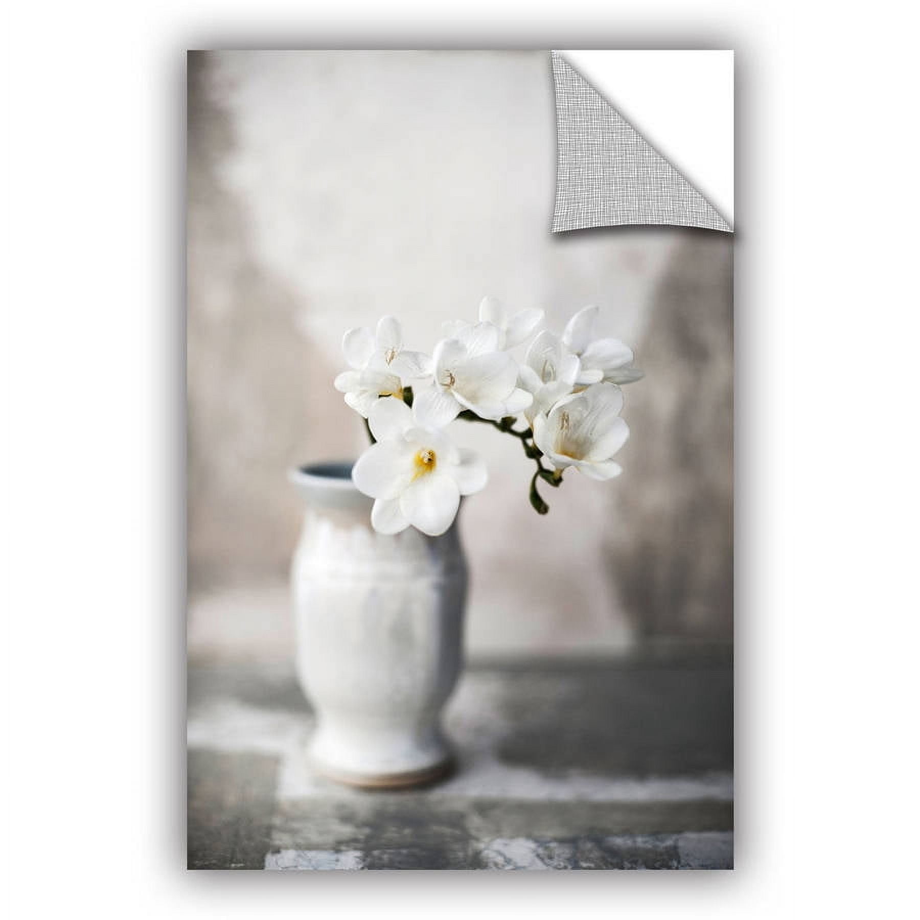 ArtAppealz Elena Ray "White Orchid" Removable Wall Art