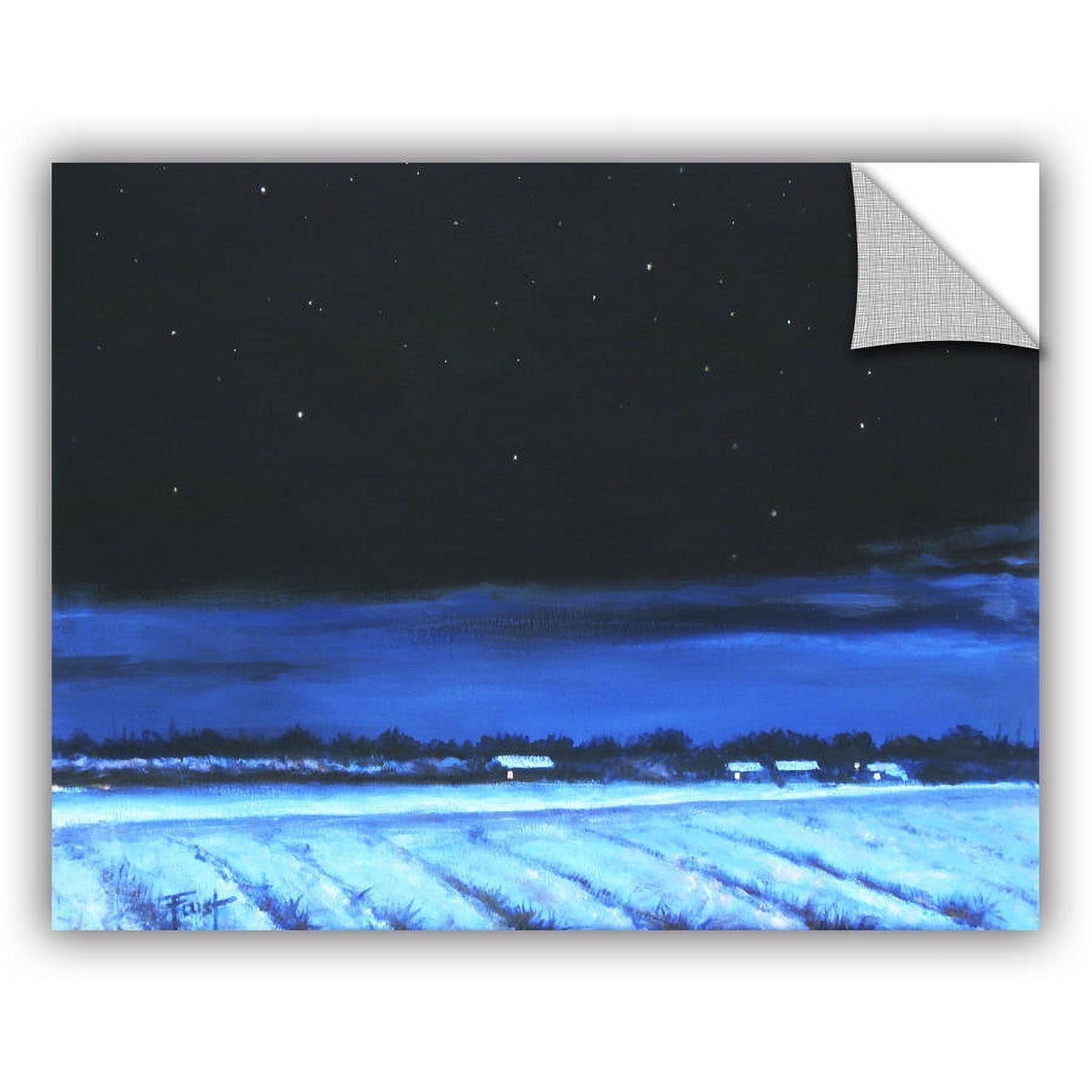 ArtAppealz Gene Foust "Snowy Nights" Removable Wall Art