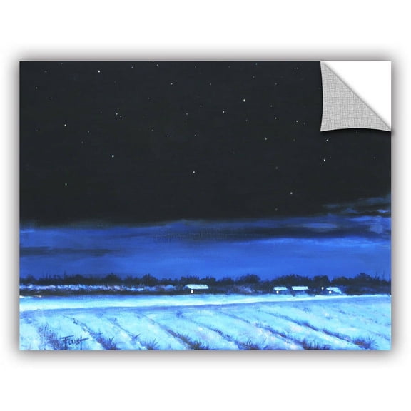 ArtAppealz Gene Foust "Snowy Nights" Removable Wall Art