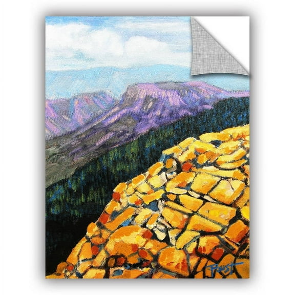 ArtAppealz Gene Foust "Yellow Brick Road" Removable Wall Art