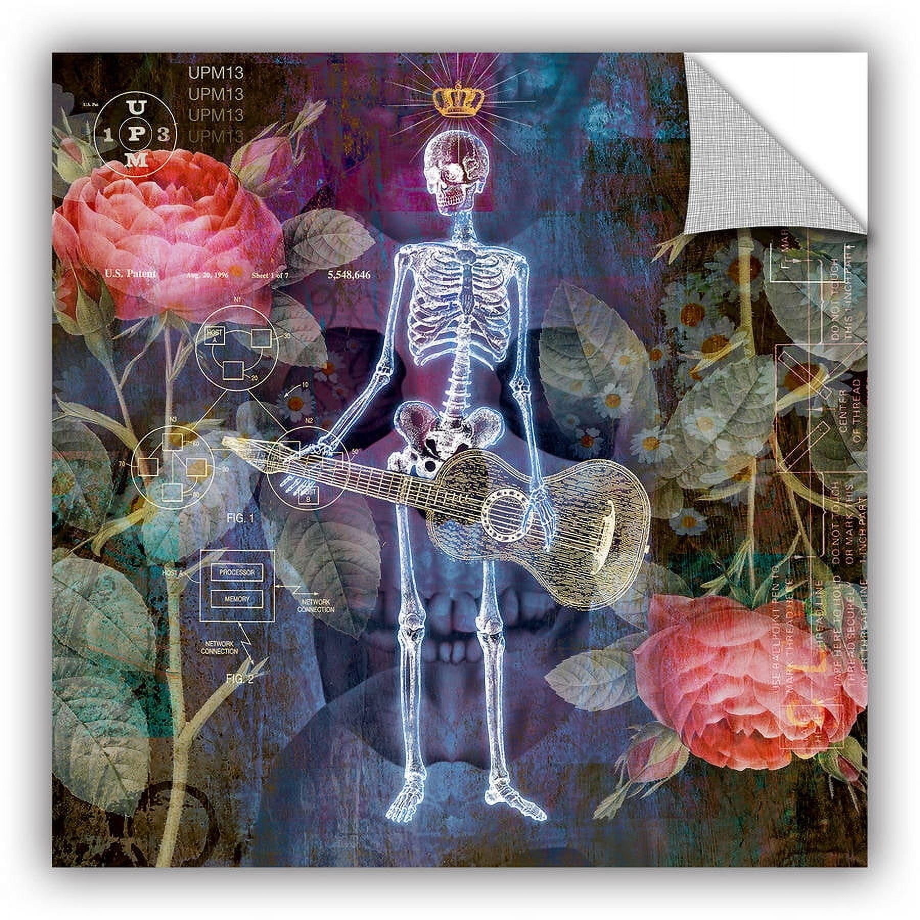 ArtAppealz Greg Simanson "Pats Mix 13 IV" Removable Wall Art