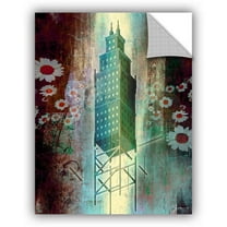 ArtAppealz Greg Simanson "Spring Time in the City" Removable Wall Art