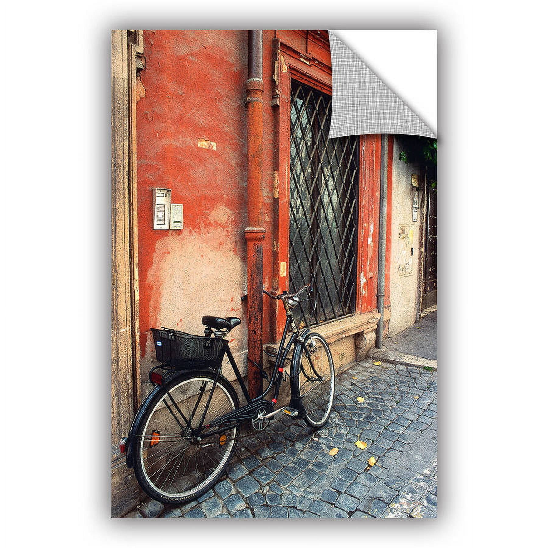 ArtAppealz Kathy Yates "La Bicicletta" Removable Wall Art