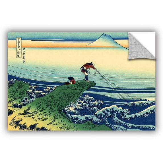 ArtAppealz Katsushika Hokusai "Kajikazawa in Kai Province" Removable Wall Art