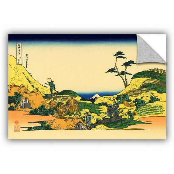 ArtAppealz Katsushika Hokusai "Shimomeguro" Removable Wall Art